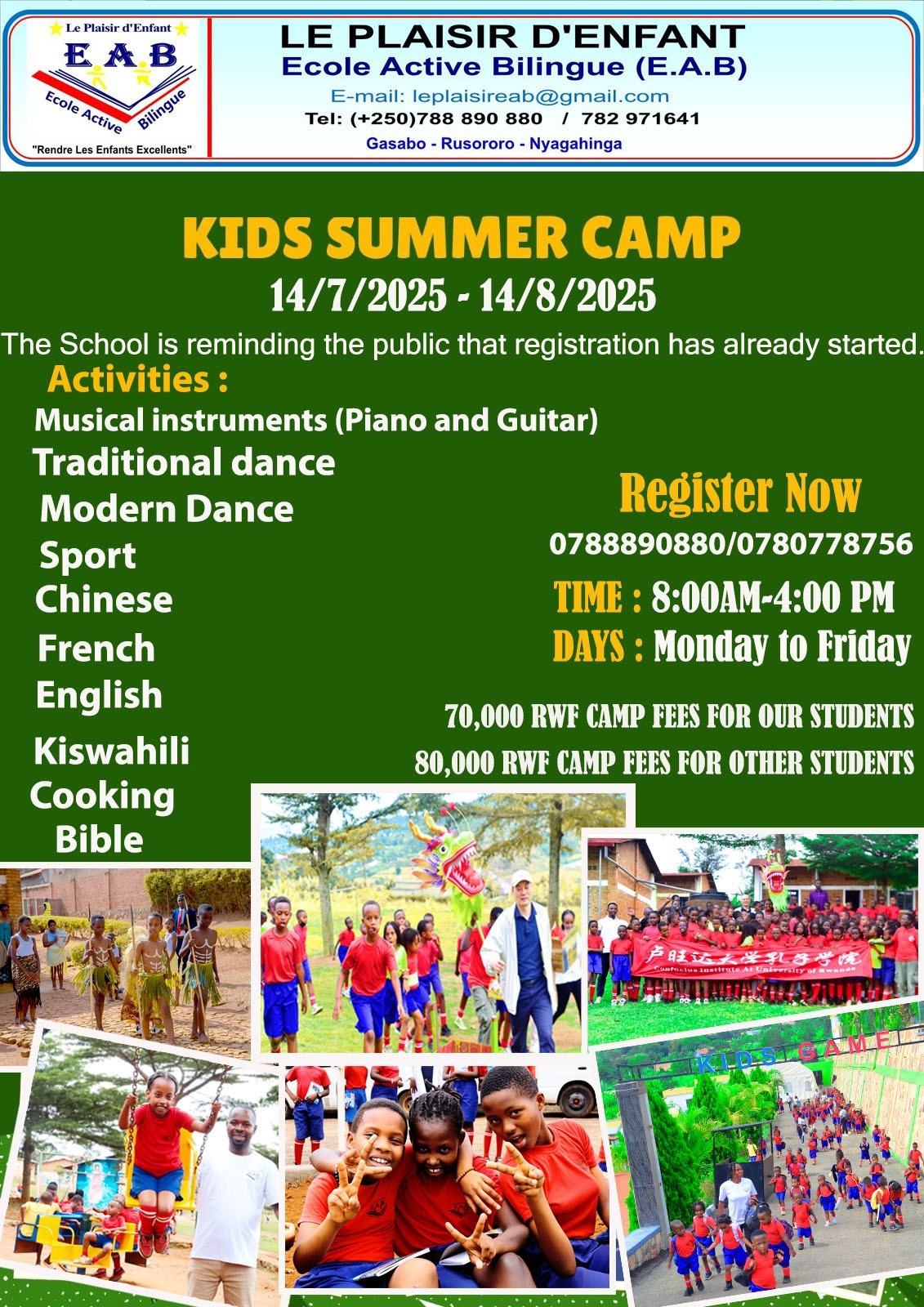 Memories Made, Lessons Learned Event